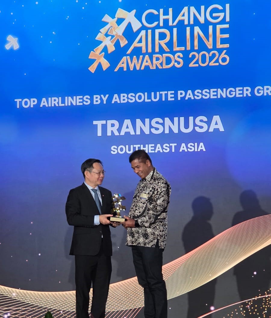 Selamat! TransNusa Meraih Penghargaan di Changi Airline Awards 2026