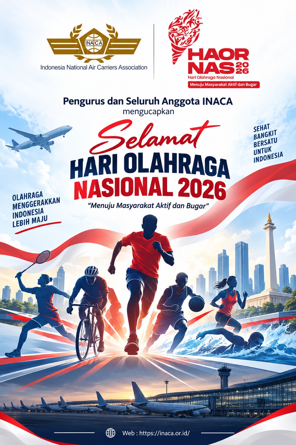 Selamat Hari Olahraga Nasional 2026 – Menuju Masyarakat Aktif dan Bugar