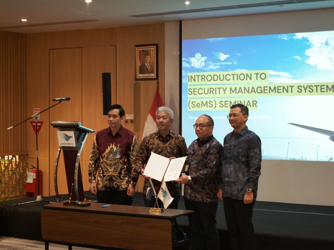 Introduction Security Management System (SeMS) Seminar di Garuda Management Building
