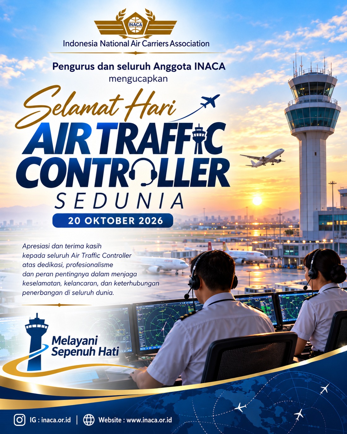 Selamat Hari Air Traffic Controller Sedunia 2026
