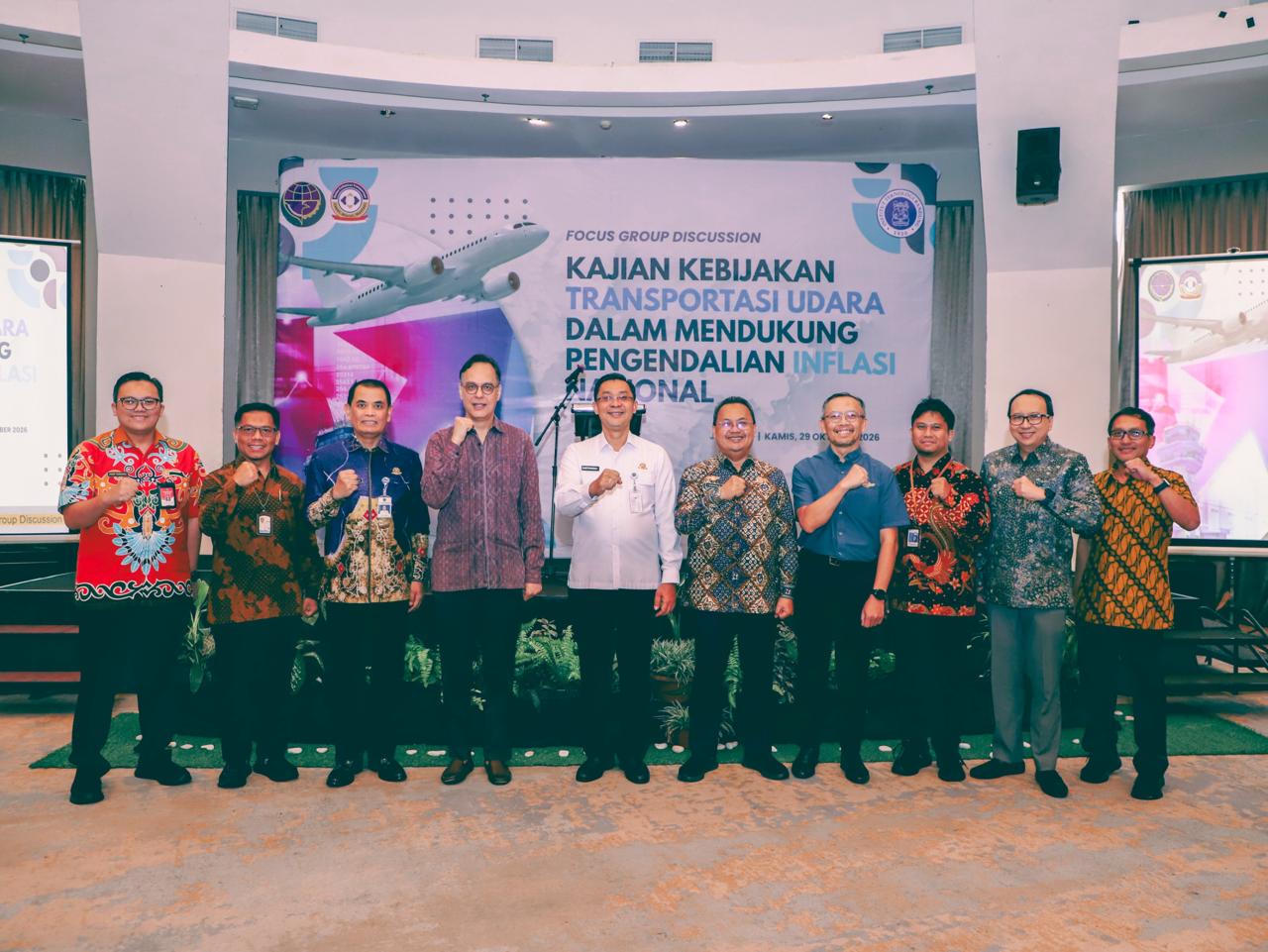 INACA Menjadi Narasumber pada FGD Kebijakan Transportasi Udara dalam Mendukung Pengendalian lnflasi Nasional