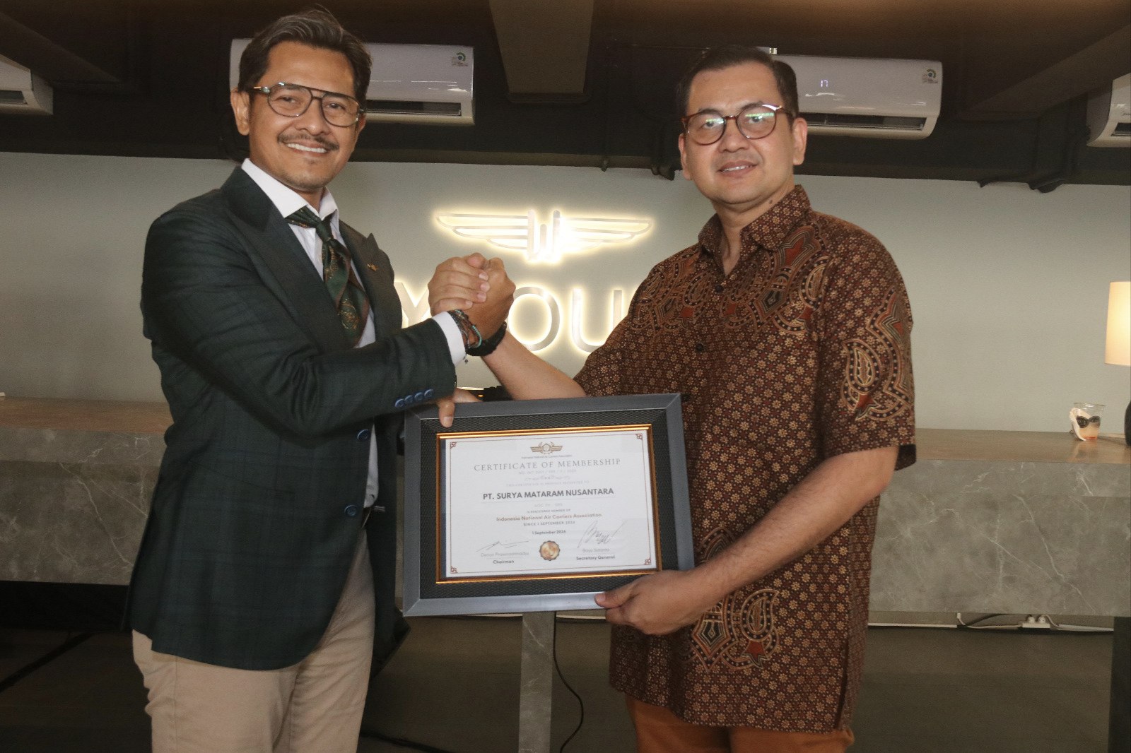 Fly Jaya Resmi Menjadi Anggota INACA